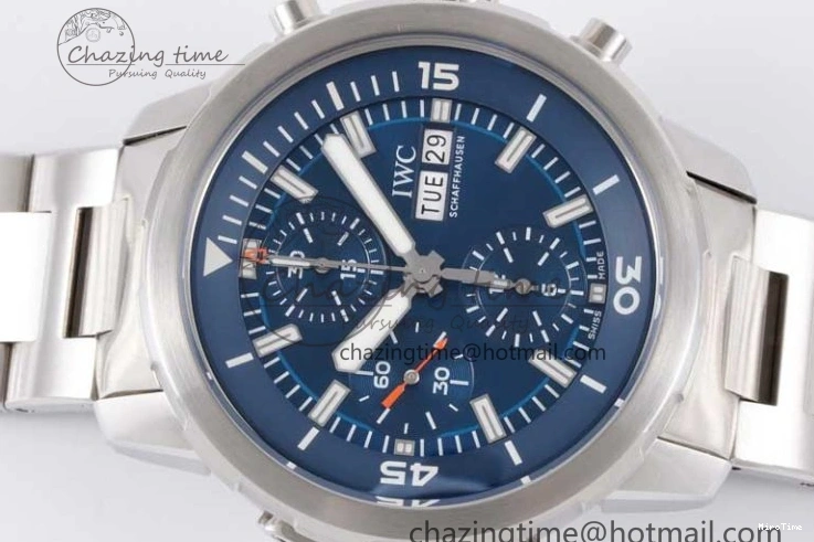 MIROTIME 0427 Aquatimer Chrono SS V6SF 1:1 Best Edition Blue Dial on SS Bracelet A Modern 7032
